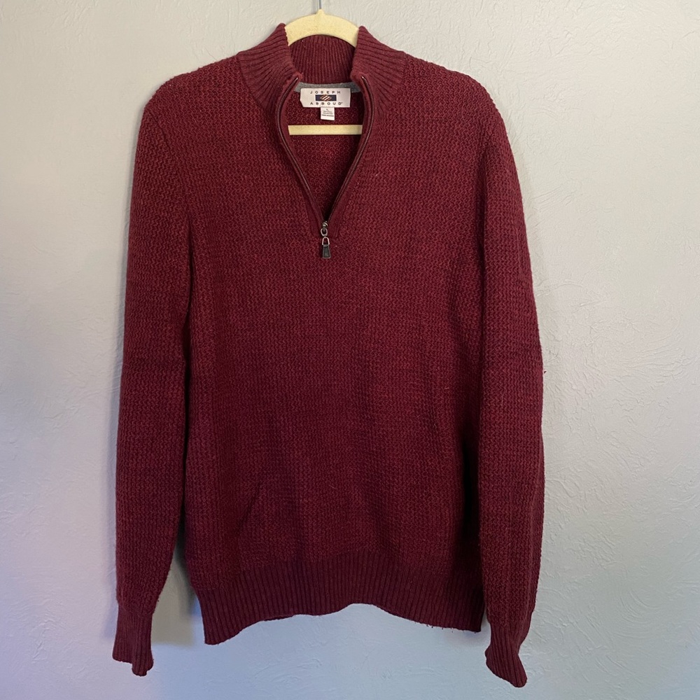 Joseph Abboud Men’s Quarter Zip Sweater